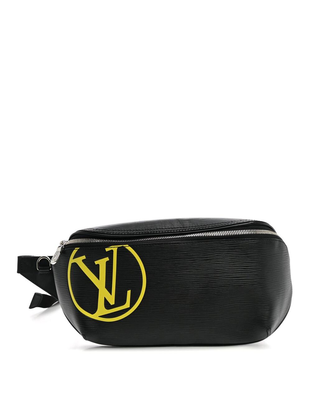 Louis Vuitton Epi Bumbag Black Yellow #321652L11B